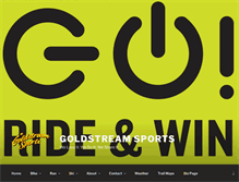 Tablet Screenshot of goldstreamsports.com